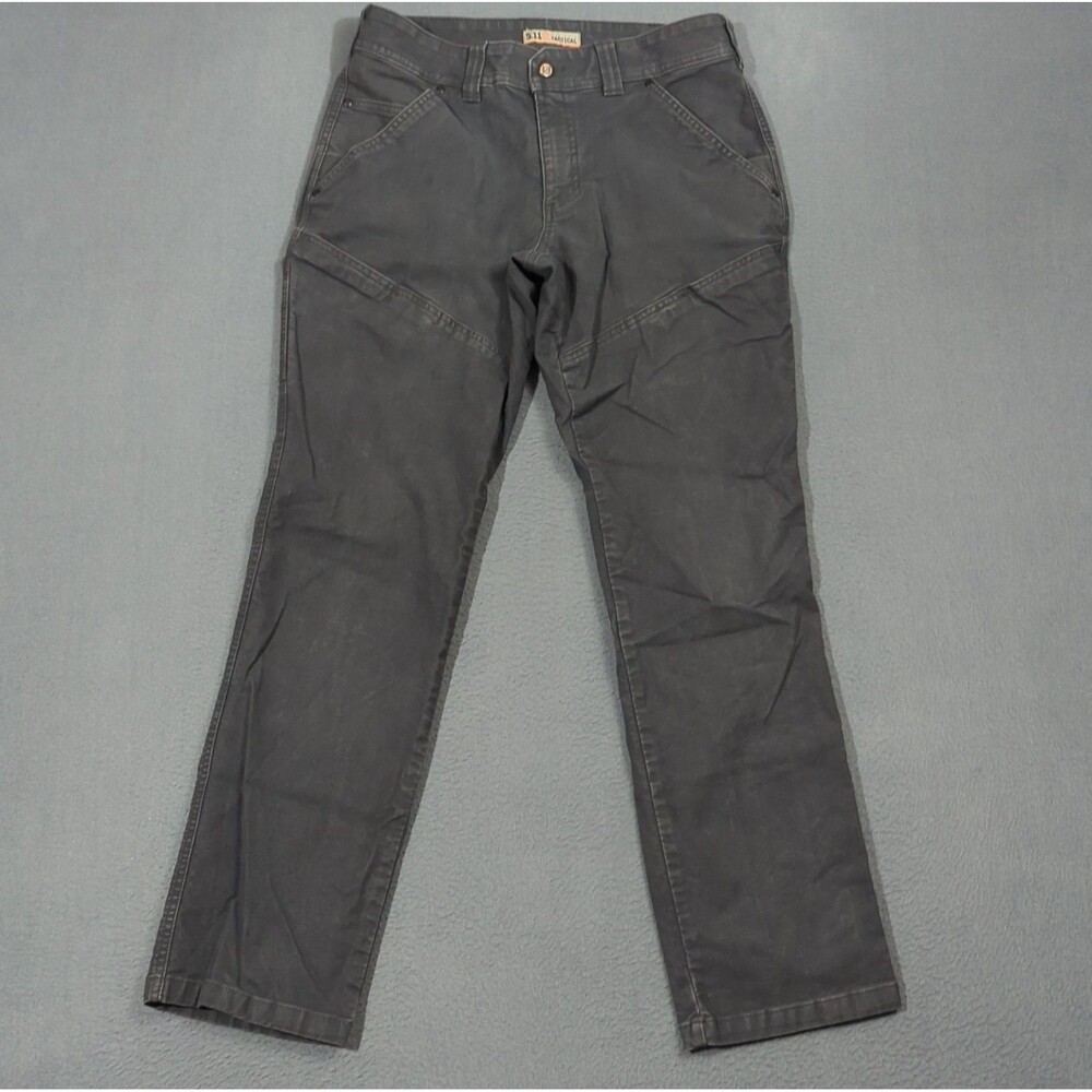 5.11 Tactical Pants Men's 32x32 Gray Straight Fit Coalition Stretch Twill